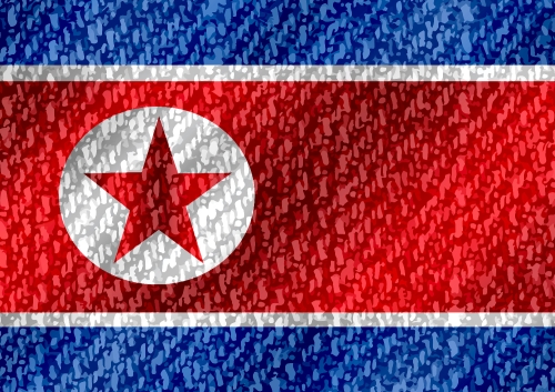 North Korea flag themes idea design