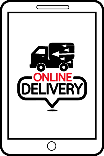 online delivery icon sign design