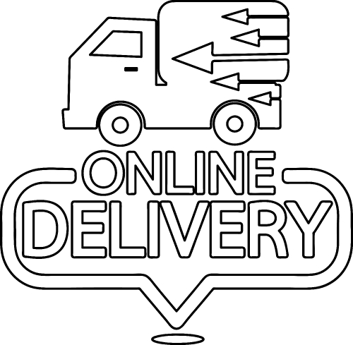 online delivery icon sign design