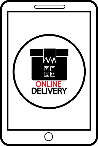 online delivery icon sign design