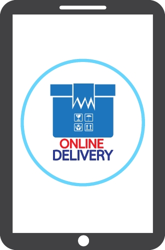online delivery icon sign design