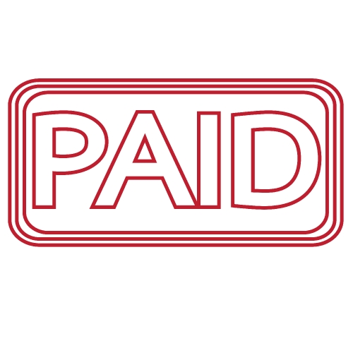 paid stamp
