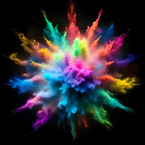 Paint color powder explosion background abstract wallpaper desig