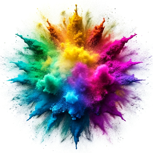 Paint color powder explosion background abstract wallpaper desig