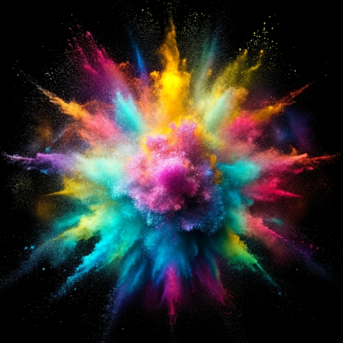 Paint color powder explosion background abstract wallpaper desig