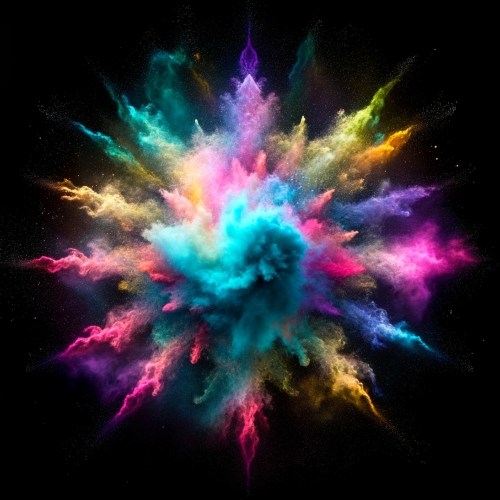 Paint color powder explosion background abstract wallpaper desig