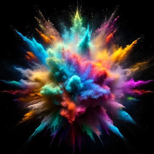 Paint color powder explosion background abstract wallpaper desig