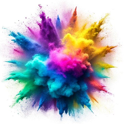 Paint color powder explosion background abstract wallpaper desig