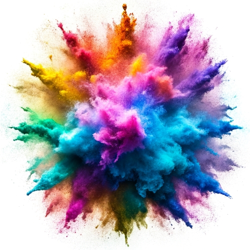 Paint color powder explosion background abstract wallpaper desig