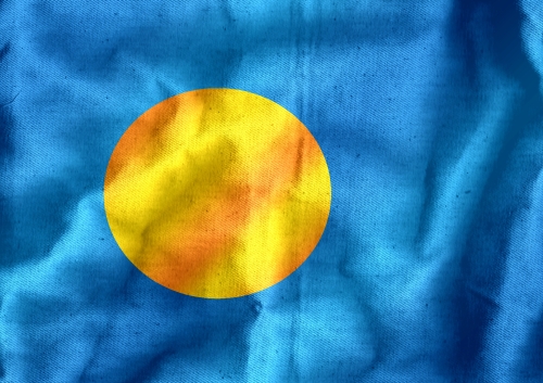 Palau flag themes idea design