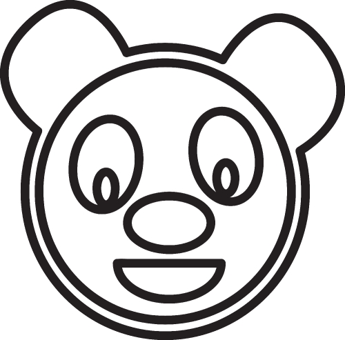 panda cartoon icon