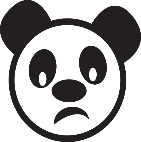 panda cartoon icon