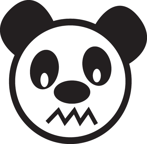 panda cartoon icon