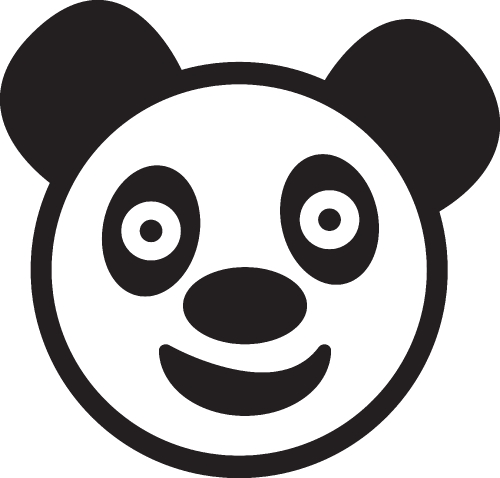 panda cartoon icon