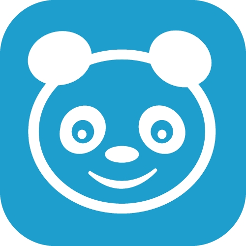 Panda icon Cartoon character cute design