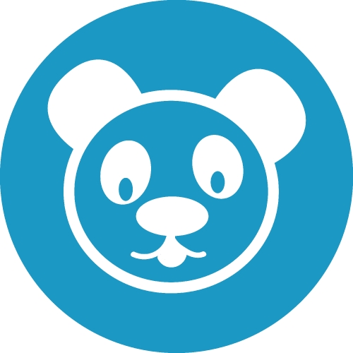 Panda icon Cartoon character cute design