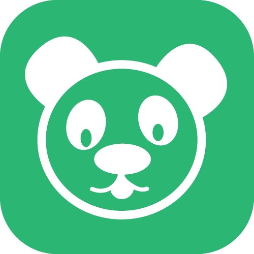 Panda icon Cartoon character cute design