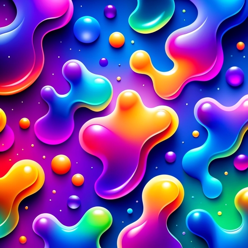 Pattern colorful gradient color liquid shape abstract background