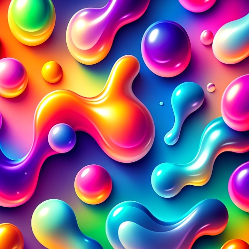 Pattern colorful gradient color liquid shape abstract background