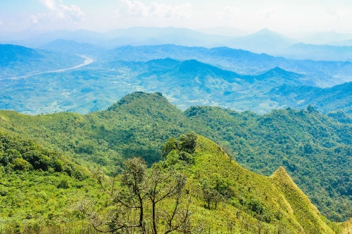 peak mountain Chiang Rai Province, Thailand