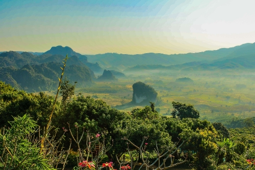 peak mountain Chiang Rai Province, Thailand