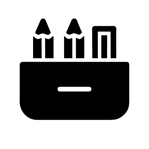 Pencil box icon