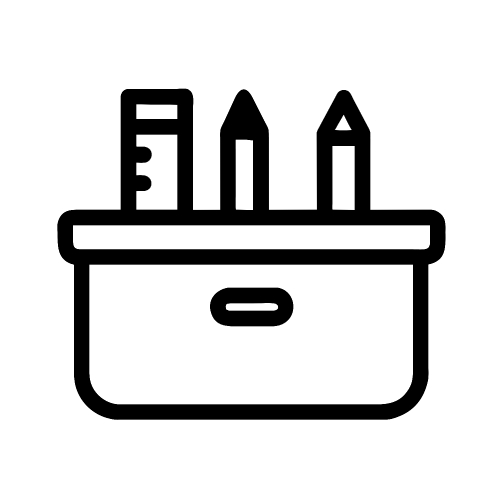 Pencil box icon