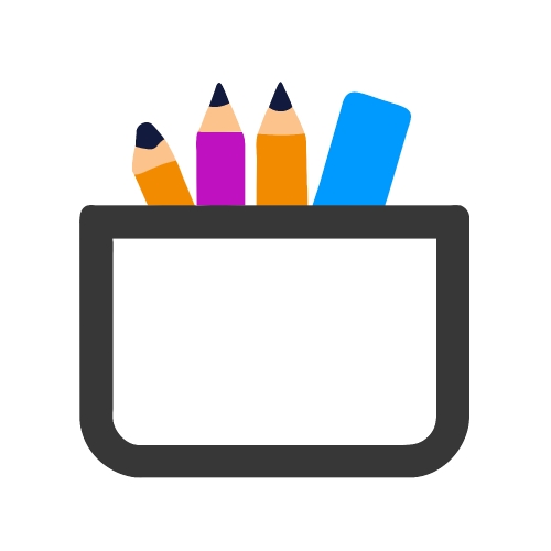 Pencil box icon