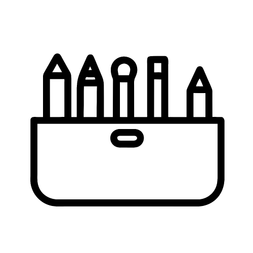 Pencil box icon