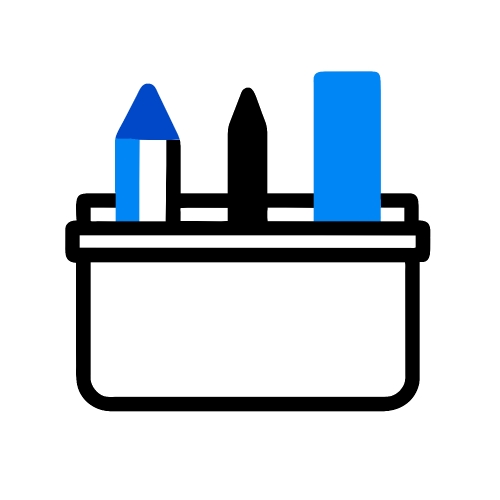 Pencil box icon