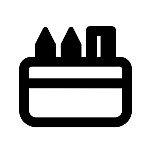 Pencil box icon