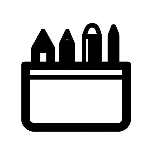 Pencil box icon