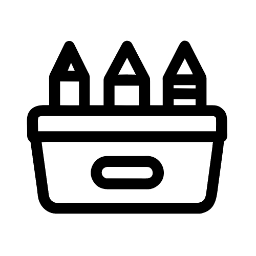 Pencil box icon