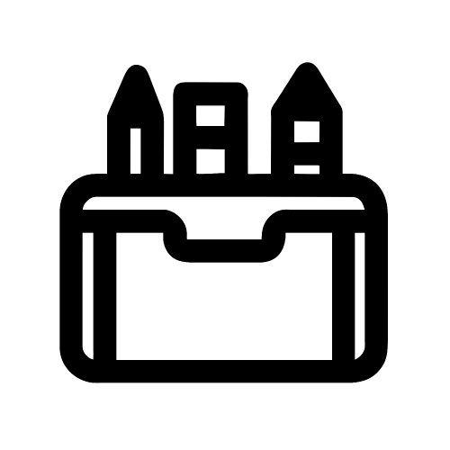 Pencil box icon