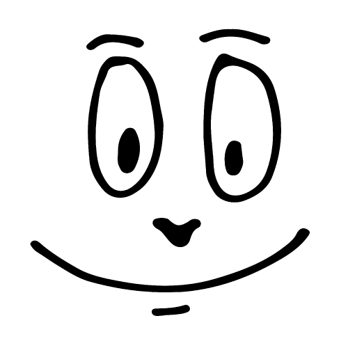 People cartoon emotion face 