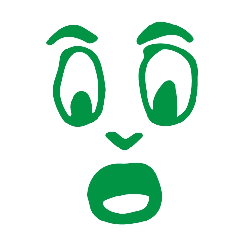 People cartoon emotion face 