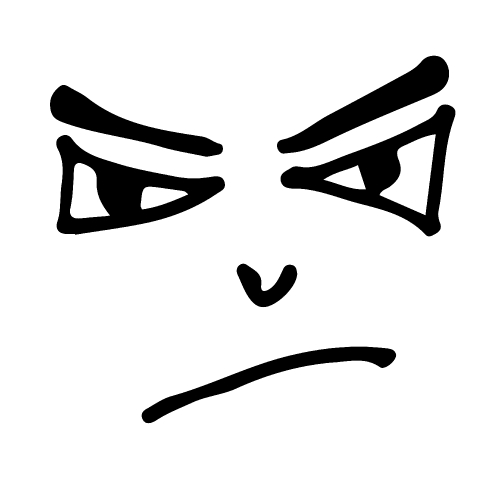 People cartoon emotion face 