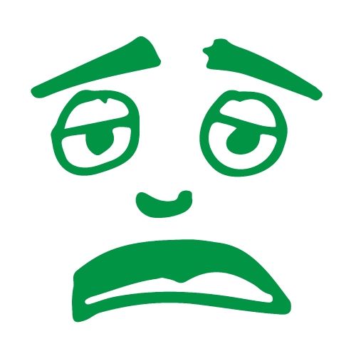 People cartoon emotion face 