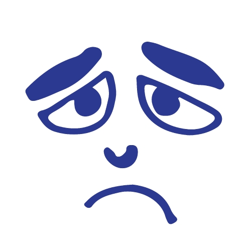 People cartoon emotion face 