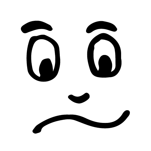 People cartoon emotion face 