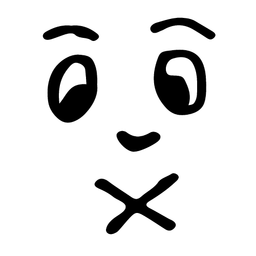 People cartoon emotion face 