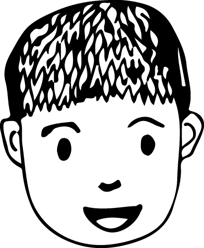 People face cartoon icon design