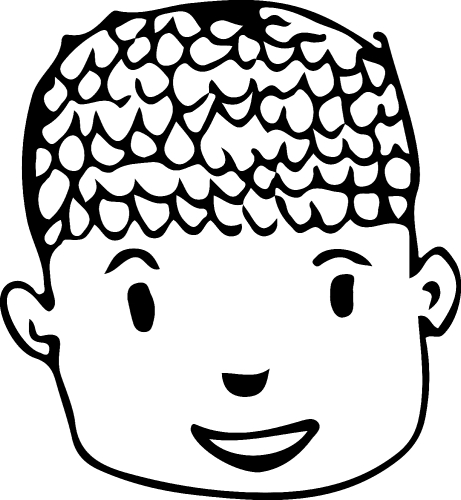 People face cartoon icon design