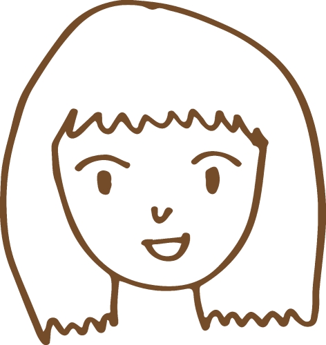 People face hand draw sign design