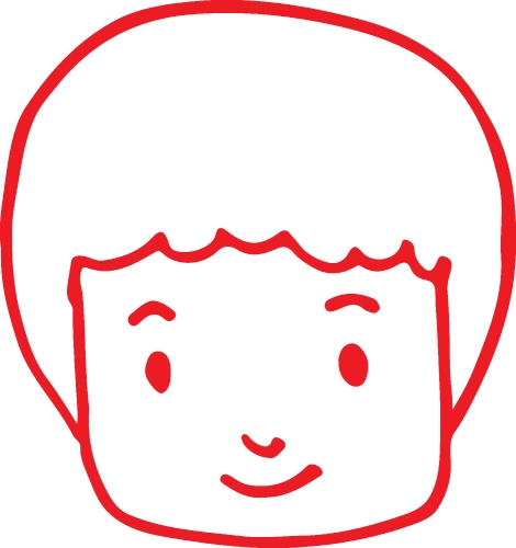 People face icon avatar hand draw sign design