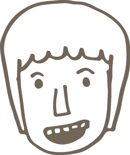 People face icon avatar hand draw sign design