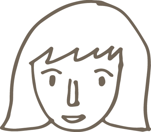 People face icon avatar hand draw sign design