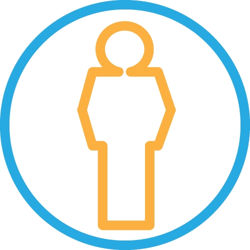 People icon sign symbol design