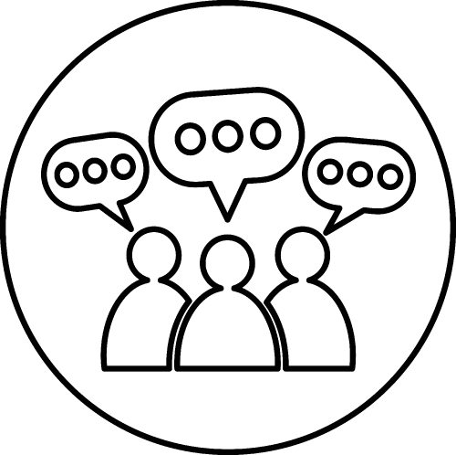 People Speech Bubble Icon