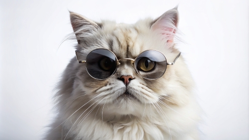 Persian cat wearing sunglasses 28feb24 (7)